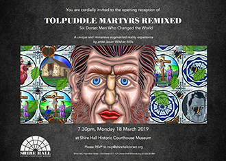 Artist uses Augmented Reality to bring The Tolpuddle Martyrs artwork to life Artist bringing artwork to life