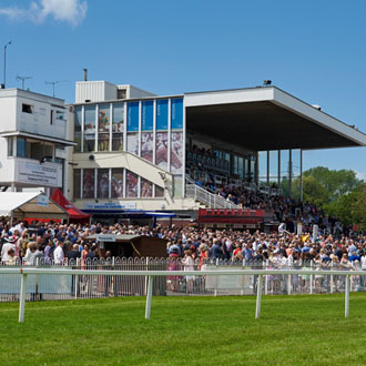 Worcester Racecourse grand stand Worcester Racecourse grand stand