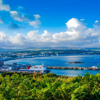 View of Isle Of Man from Best Western Palace Hotel and Casino View of Isle Of Man from Best Western Palace Hotel and Casino
