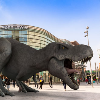 Jurassic invasion at Liverpool ONE Jurassic invasion at Liverpool ONE