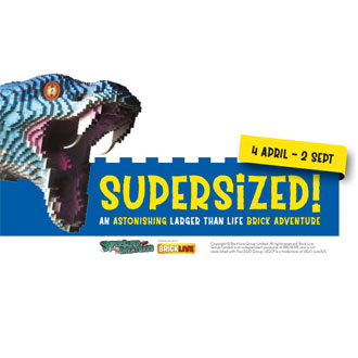 Marwell Zoo's first SUPERSIZED! brick adventure! Marwell Zoo's first SUPERSIZED! brick adventure!